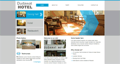 Desktop Screenshot of dudawathotel.com